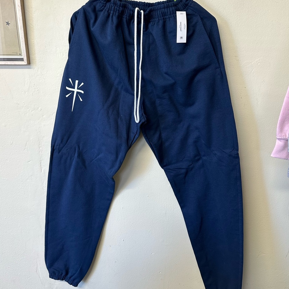 Navy Blue Men's Jogger Pants
